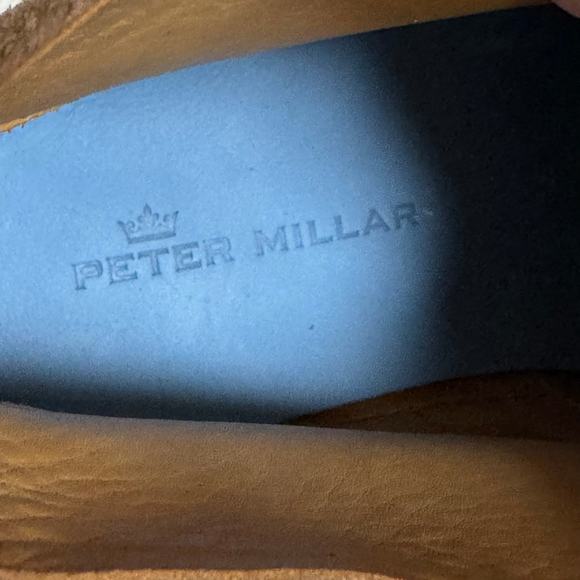 Peter Millar Mens Size 12 Lace Up Chukka Boots Tan Suede MS18F07 - Picture 8 of 9